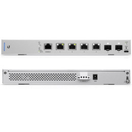 Ubiquiti Switch L3 UniFi US-XG-6POE, 4-Port Gigabit LAN, 2x 10G SFP+, PoE-out, DC konektor, rackmount
