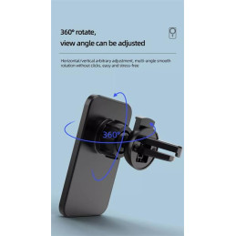 1stCOOL Qi bezdrôtová magnetická auto-nabíjačka 15W, MagSafe kompatibilná