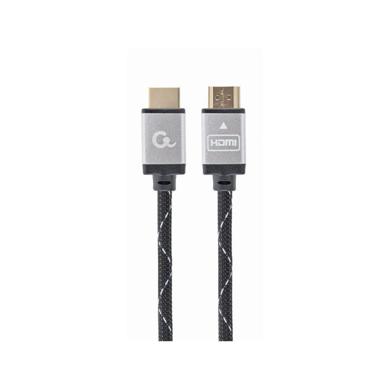 Gembird kábel HDMI High speed (M - M), séria Select Plus, Ethernet, pozlátené konektory, 1 m