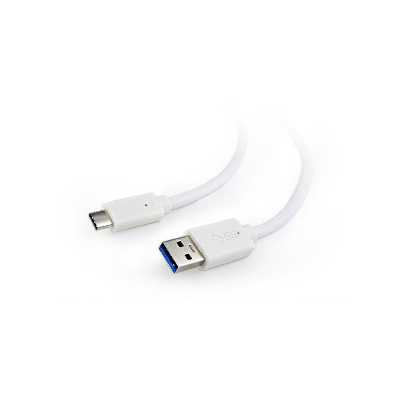 Gembird kábel USB 3.0 (AM) na USB 3.1 (CM), 0.5 m, biely