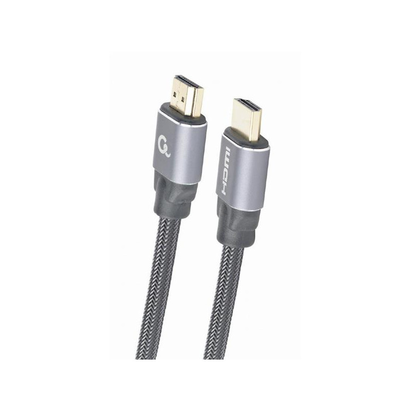 Gembird kábel HDMI High speed (M - M), séria Premium, Ethernet, pozlátené konektory, 1 m,