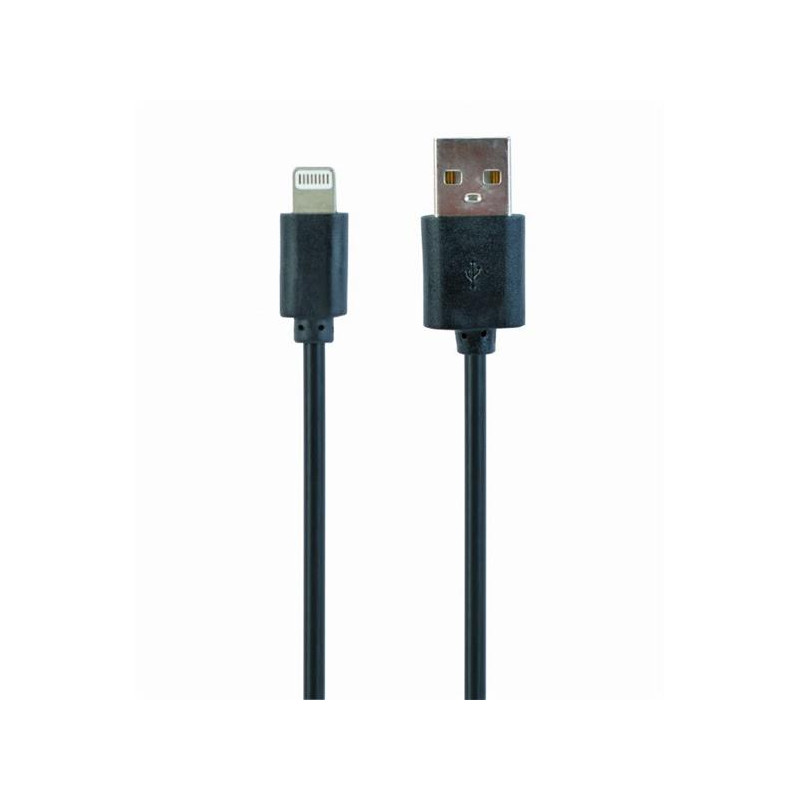 Gembird kábel nabíjací Lightning 8-pin (M) na USB 2.0 (M), 3 m, čierny
