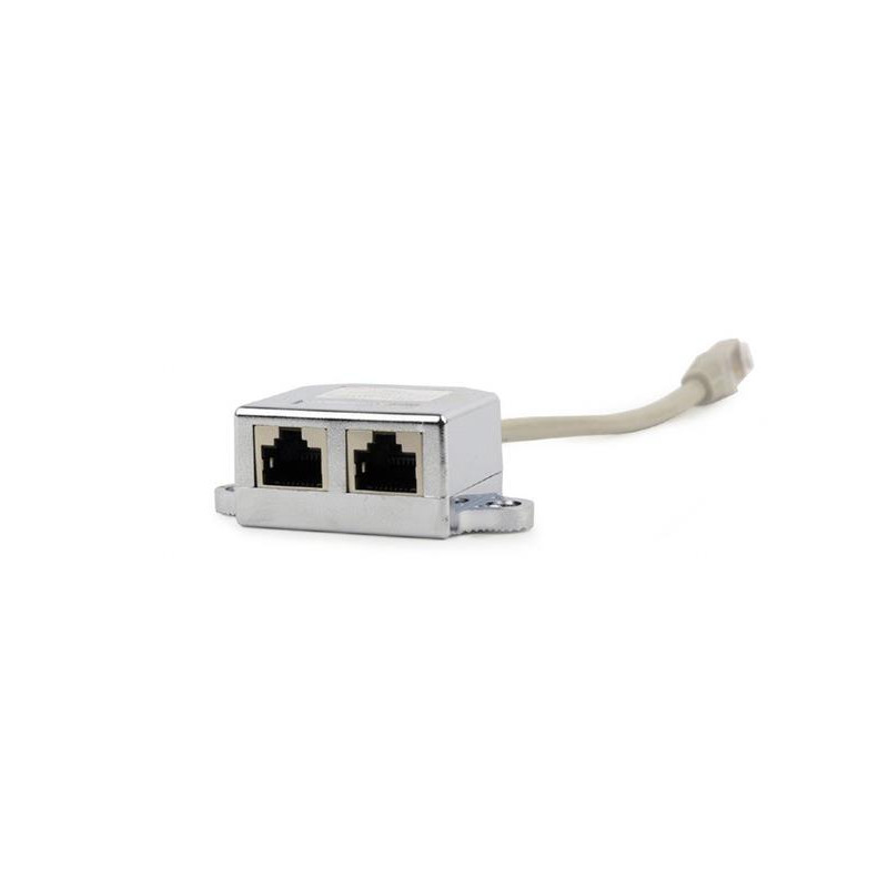 Gembird adaptér - LAN port combiner/splitter (PC + PC), FTP tienený s káblom