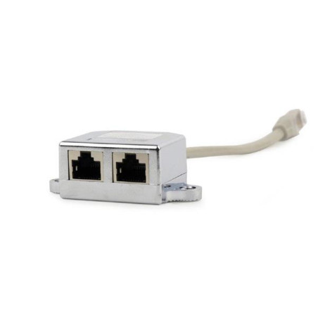 Gembird adaptér - LAN port combiner/splitter (PC + PC), FTP tienený s káblom
