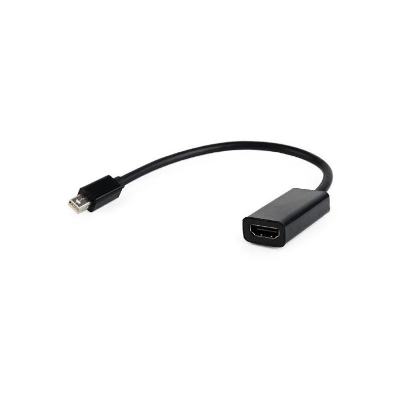 Gembird adaptér Mini DisplayPort (M) na HDMI (F), 0.15 m kábel, čierny