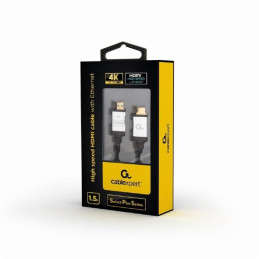 Gembird kábel HDMI High speed (M - M), séria Select Plus, Ethernet, pozlátené konektory, 1.5 m
