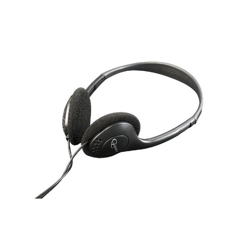 Gembird Stereo slúchadlá s ovládaním hlasitosti, 3.5 mm miniJack, čierne