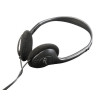 Gembird Stereo slúchadlá s ovládaním hlasitosti, 3.5 mm miniJack, čierne