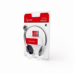 Gembird Stereo headset s mikrofónom, 2 x 3.5 mm miniJack, čierny