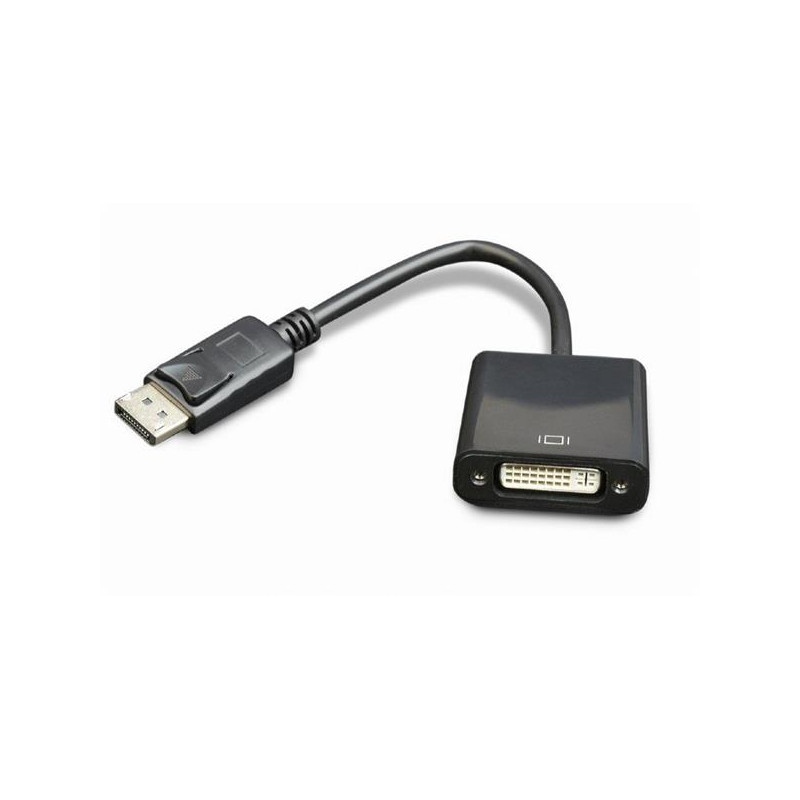 Gembird adaptér DisplayPort v.1 (M) na Dual Link DVI (F) 0.1m kábel, čierny