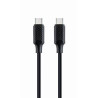 Gembird kábel USB-C (M) na USB-C (M), 100W, PD, 1.5 m, čierny