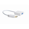 Gembird adaptér DisplayPort (M) na VGA (F), 0.15 m kábel, biely