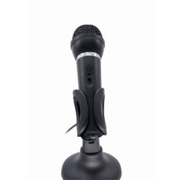 Gembird mikrofón, 3.5 mm jack, s podstavcom, kondenzátorový