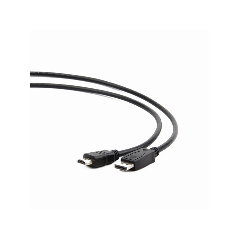 Gembird kábel DisplayPort (M) na HDMI (AM), 1.8 m, čierny