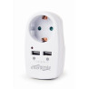 Gembird nabíjačka do steny prechodná, 2 x USB, 2.1A, biela