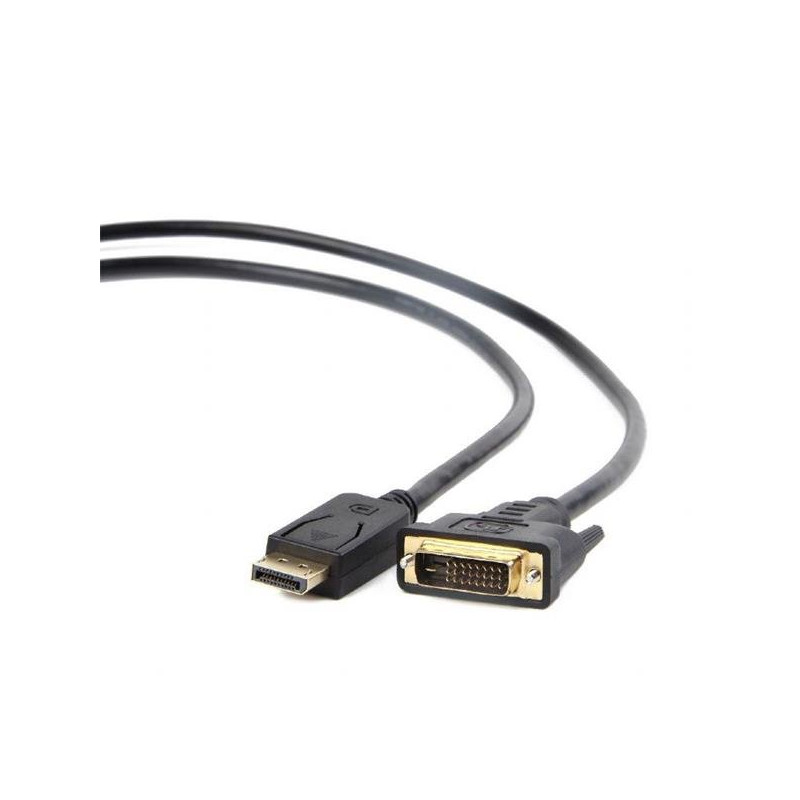 Gembird kábel DisplayPort (M) na DVI (M), 3 m, čierny