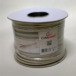 Gembird LAN kábel CAT6, UTP, prémiové CCA vodiče, 100 m, šedý
