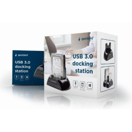 Gembird USB 3.0 dokovacia stanica pre 2.5´´ a 3.5´´ SATA HDD