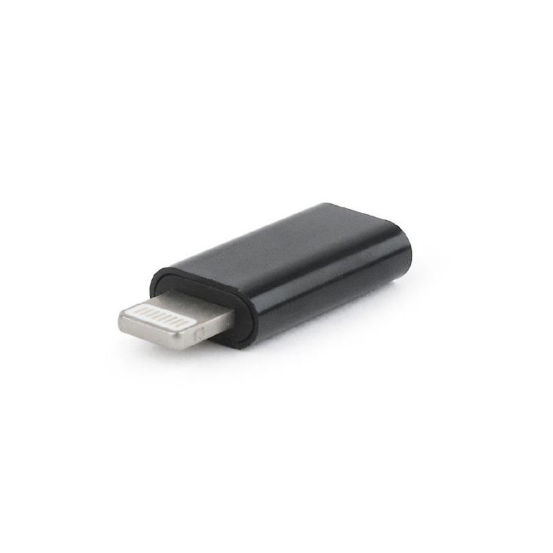 Gembird adaptér USB-C (F)  na Lightning 8pin (M), čierny
