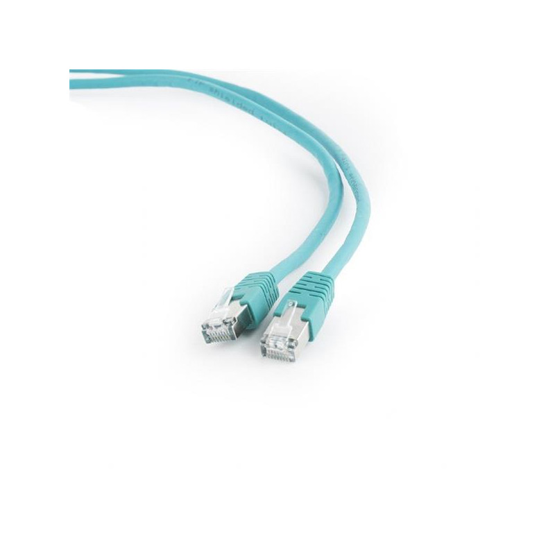 Gembird patch kábel Cat6 FTP, 1 m, zelený
