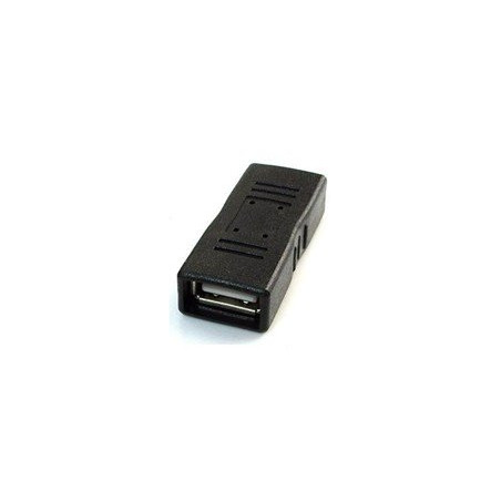 Gembird adaptér - spojka USB 2.0 (F) na USB 2.0 (F), čierny