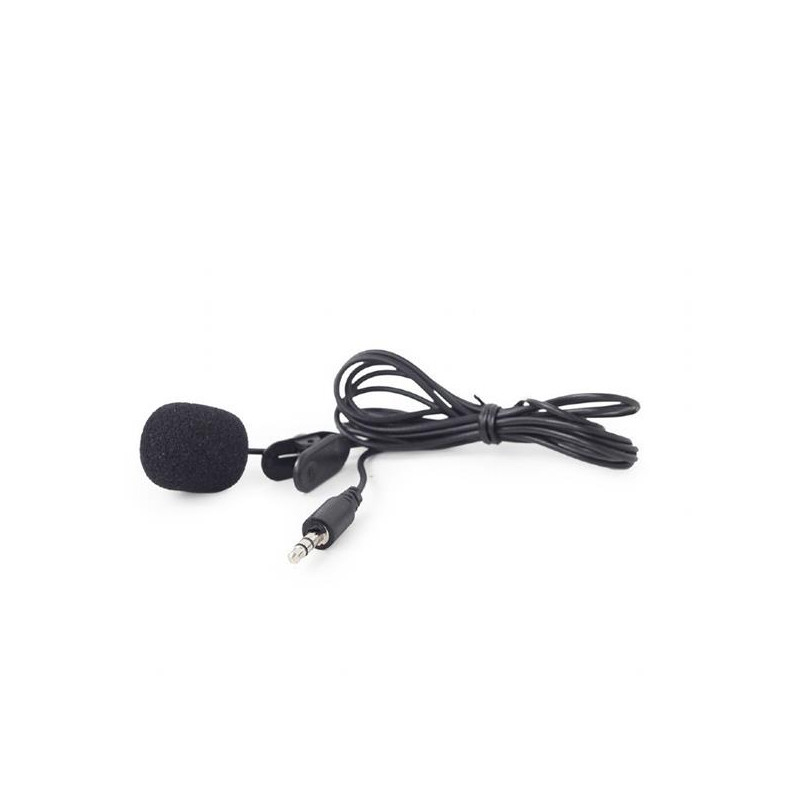 Gembird mikrofón, 3.5 mm jack, s klipom na pripnutie