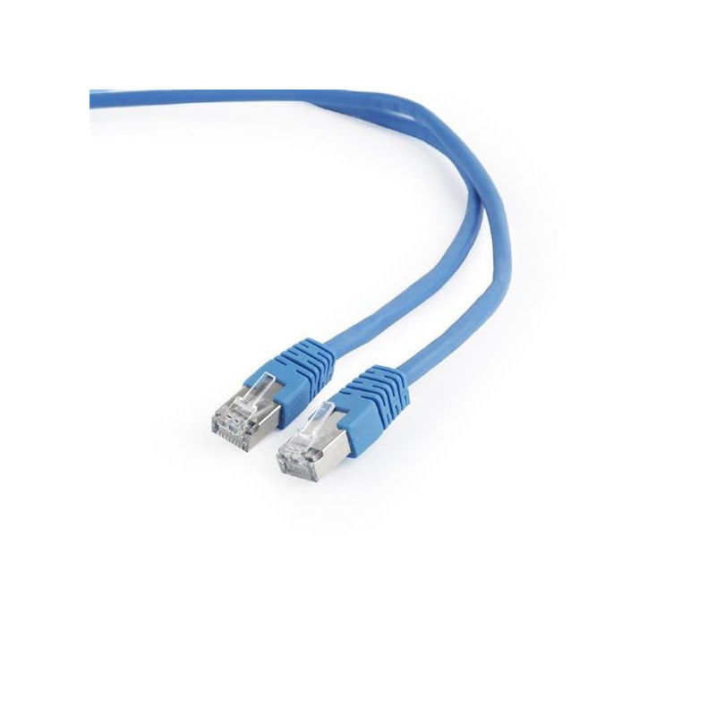 Gembird patch kábel Cat6 FTP, 3 m, modrý
