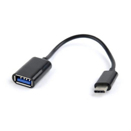 Gembird adaptér OTG USB 2.0 (F) / USB-C (M), kábel 0,2m), blister