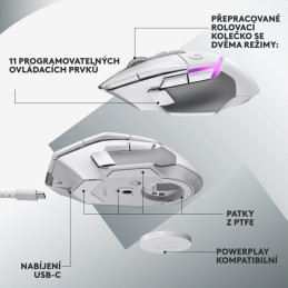 Logitech G502 X PLUS Gaming Mouse - WHITE/PREMIUM - EER2