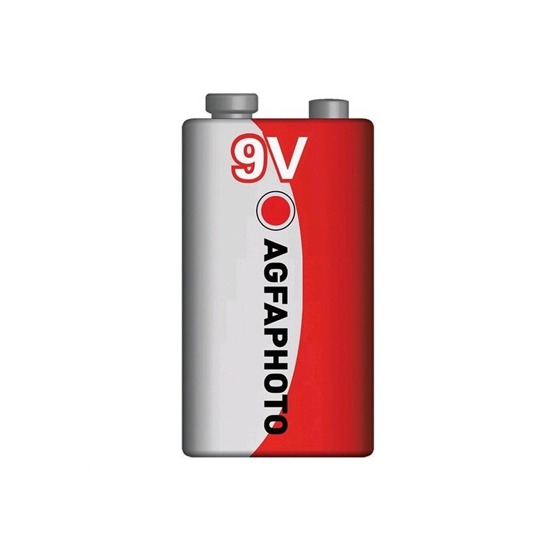 AgfaPhoto zinková batéria 9V, shrink 1ks