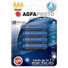 AgfaPhoto Power alkalická batéria 1.5V, LR03/AAA, blister 4ks