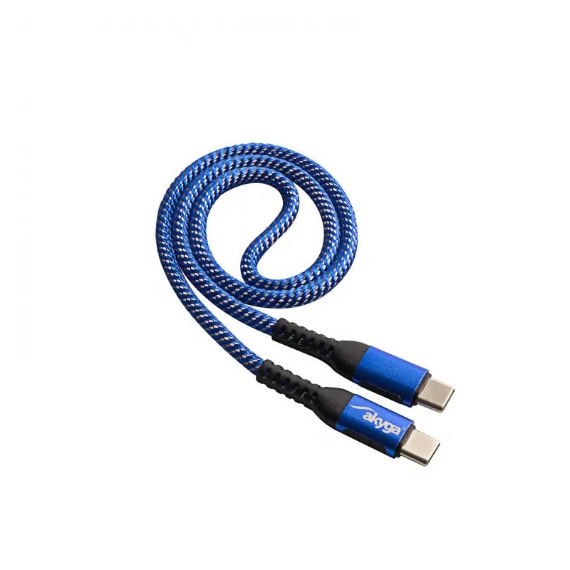 Akyga kabel USB 2.0 type C 0.5m 100W