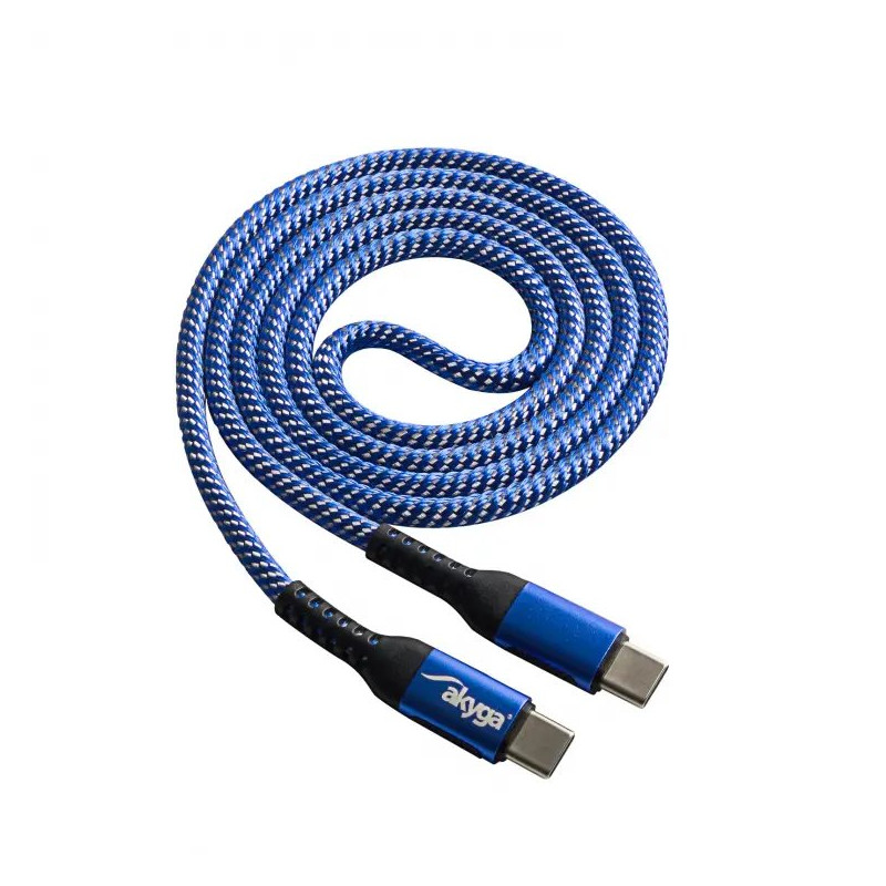 Akyga kabel USB 2.0 type C 1m 100W