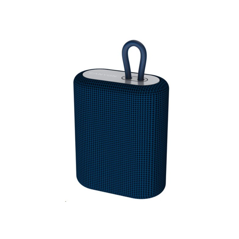 CANYON reproduktor BSP-4, BT V5.0, BLUETRUM AB5365A, 5W, 1200mAh, USB-C, microSD, modrá