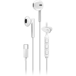 GENIUS headset HS-M366 White/ bílý/ USB-C/ 360° rotační klip