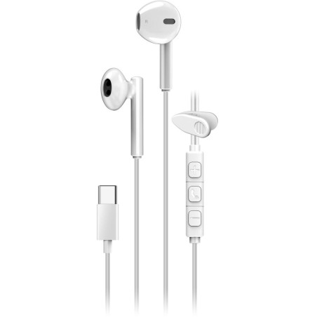 GENIUS headset HS-M366 White/ bílý/ USB-C/ 360° rotační klip