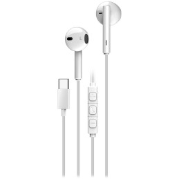 GENIUS headset HS-M366 White/ bílý/ USB-C/ 360° rotační klip