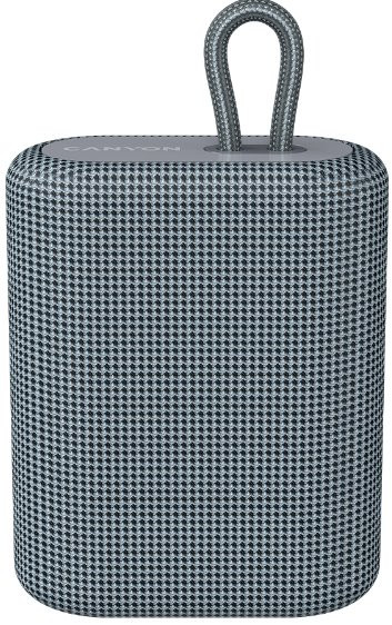 CANYON reproduktor BSP-4, BT V5.0, BLUETRUM AB5365A, 5W, 1200mAh, USB-C, microSD, šedá