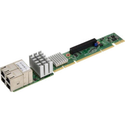 Supermicro 1U Ultra Riser with 4 10GBase-T Ports PCI-E X8 3.0
