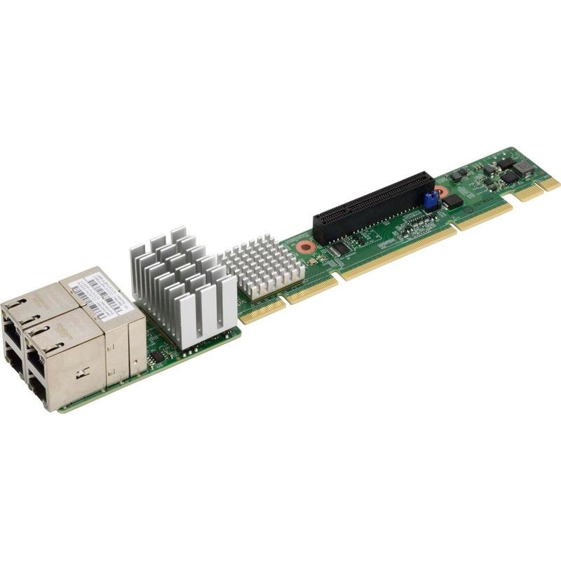 Supermicro 1U Ultra Riser with 4 10GBase-T Ports PCI-E X8 3.0
