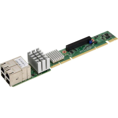 Supermicro 1U Ultra Riser with 4 10GBase-T Ports PCI-E X8 3.0