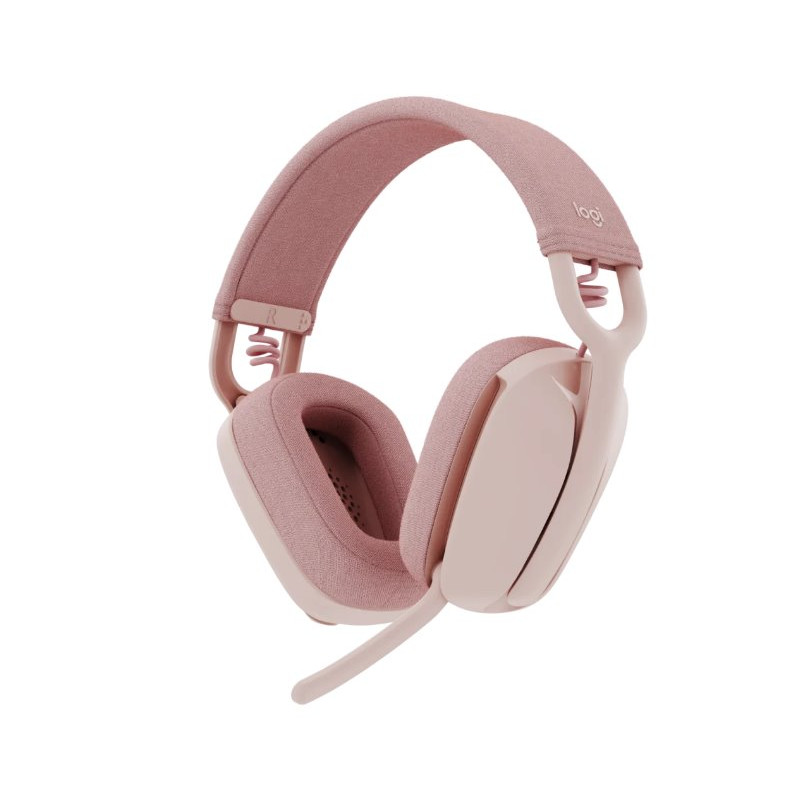 Logitech Zone Vibe 100 headset - ROSE