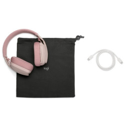Logitech Zone Vibe 100 headset - ROSE