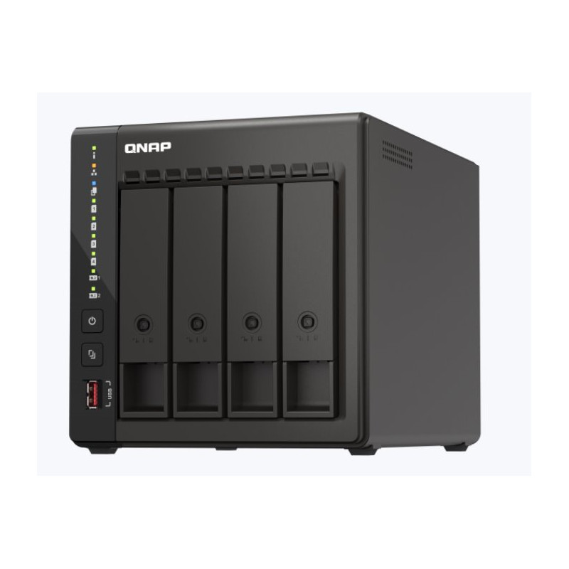 QNAP NAS desktop TS-453E-8G (2,6GHz / 8GB RAM / 4x SATA / 2x HDMI / 2x PCIe / 2x 2,5GbE / 2xUSB 2.0 / 2xUSB 3.2)