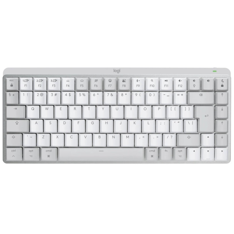 Logitech MX Mechanical Mini for Mac Minimalist Wireless Illuminated Keyboard - PALE GREY - US INT'L - EMEA