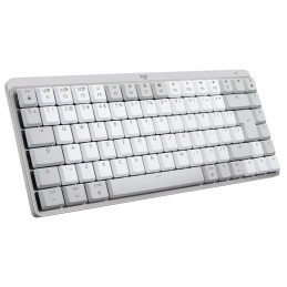 Logitech MX Mechanical Mini for Mac Minimalist Wireless Illuminated Keyboard - PALE GREY - US INT'L - EMEA