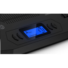 CONNECT IT NEO RGB chladicí podložka pod notebook, ČERNÁ