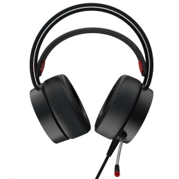 CANYON Herní headset Interceptor GH-8A, LED, PC/PS4/Xbox one, Deep bass, kabel 2m, USB+2x3,5F TRS jack + rozbočovač