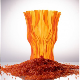 Filament PM tisková struna/filament 1,75 PETG - transparentní oranžová 1kg