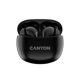 Bezdrátová stereo sluchátka True Wireless TWS-5 černá